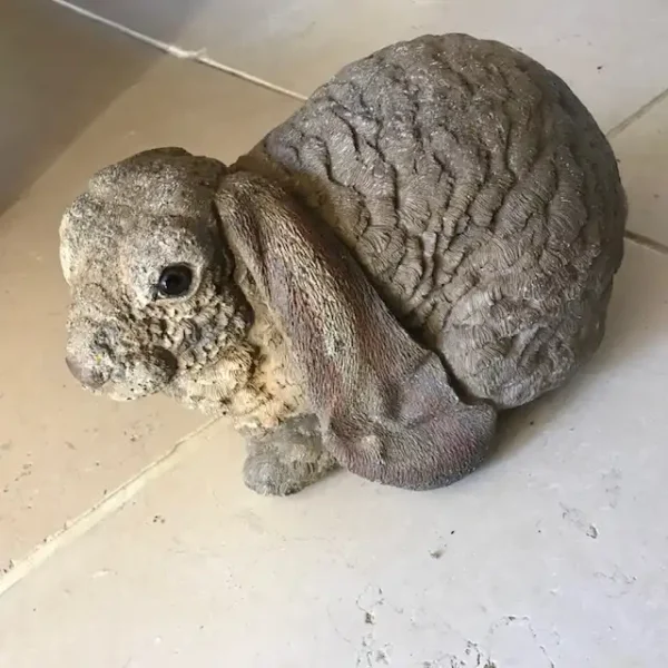 SOLD - Stone Rabbit - Antiquated Decorative Antiques