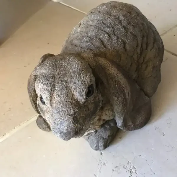SOLD - Stone Rabbit - Antiquated Decorative Antiques