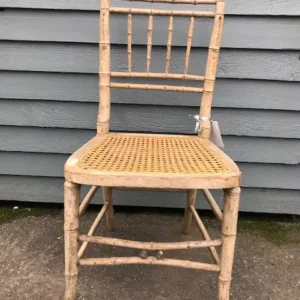 19th century faux bamboo chair