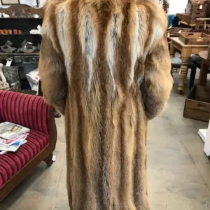 Red fox coat by Donna Karan