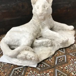 A Painted Plaster Tiger Cub Thomas Daws