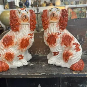 Pair of Small Staffordshire Dogs