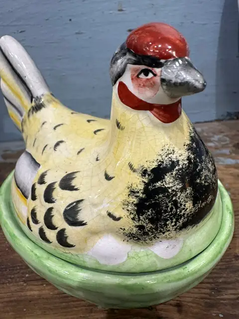 Antiquated Decorative Antiques 2 Egg Crock